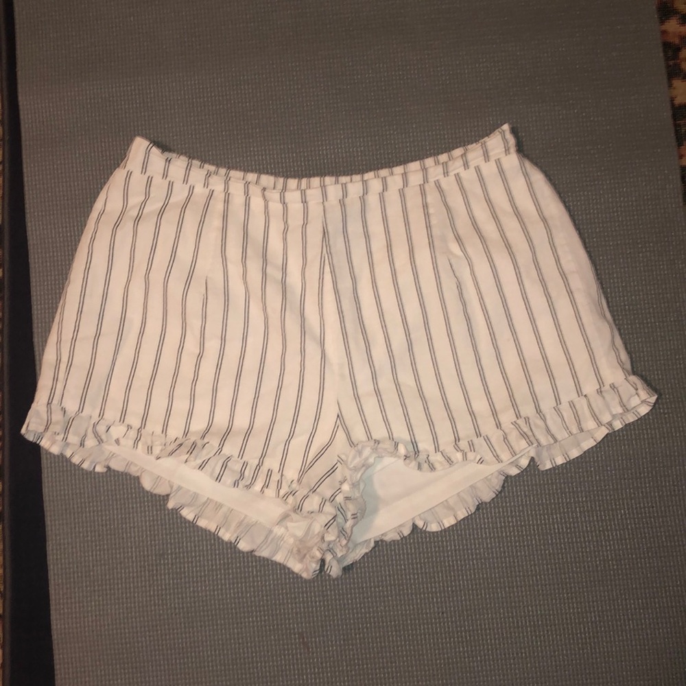 striped shorts